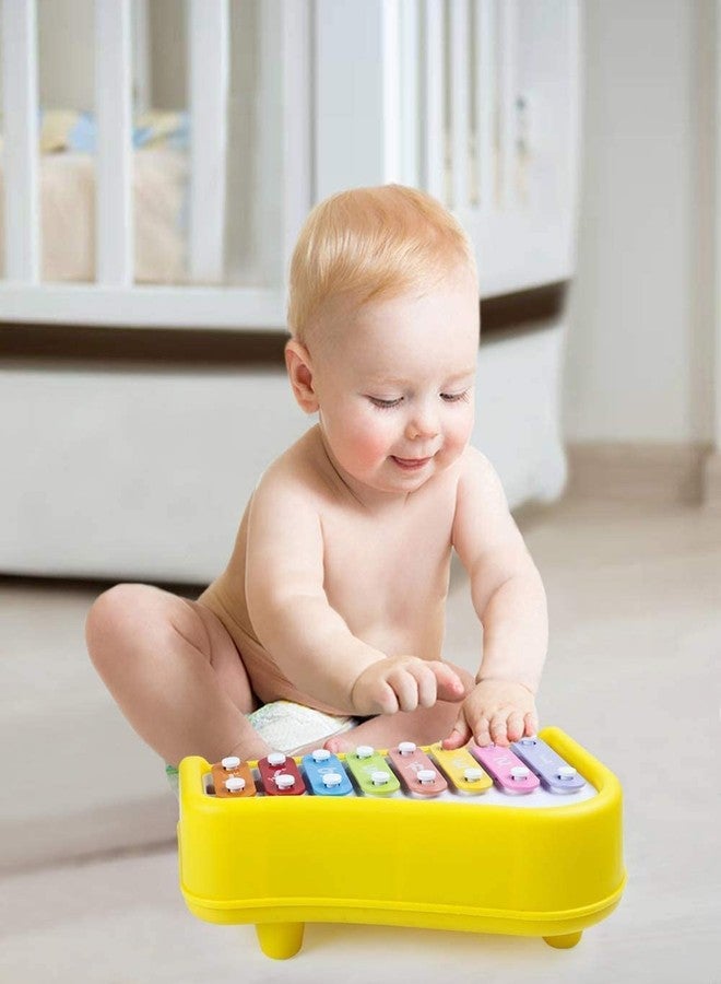 Kriva export Toy Magic 2 in 1 Big Piano Xylophone Musical Toy for Kids(Age 3+) with 8 Keys,2 Sticks,Keyboard Xylophone Piano-Preschool Musical Learning Instruments Gift Toy for Baby - Image 5